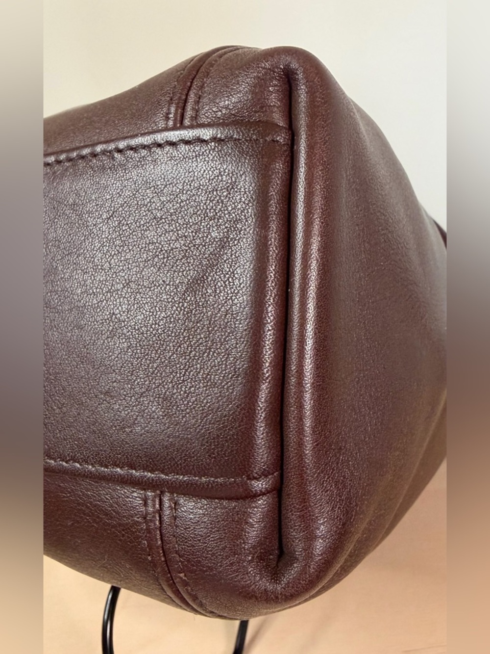 Vintage COACH Soho Small Satchel Flap Mahogany Brown Leather Crossbody 4108 EUC - Picture 13 of 17